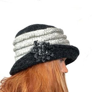 Winter wool blend hat